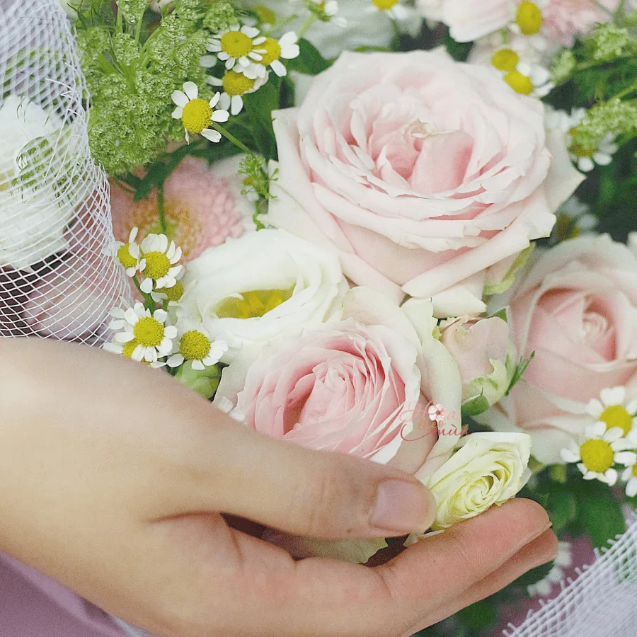 Bó hoa tặng Mẹ mẫu 02 – Tone Hồng