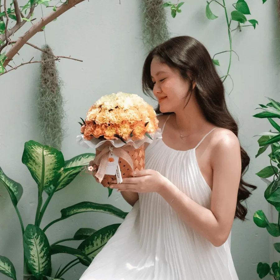 Các loại hoa trong giỏ Autumn Glow