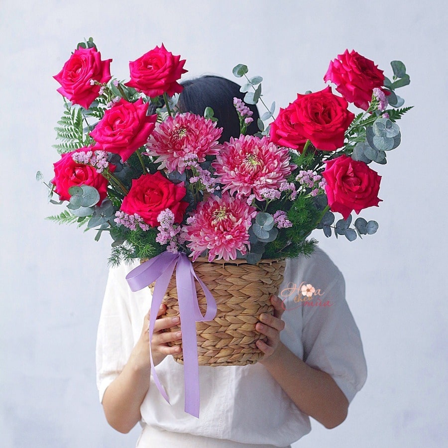 hoa tặng vợ đẹp