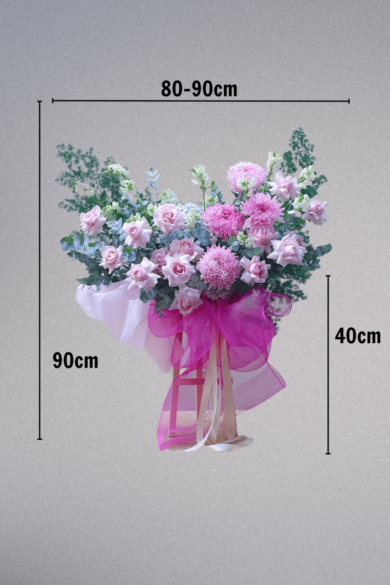 Kệ Sắt 1 Tầng Tone Hồng