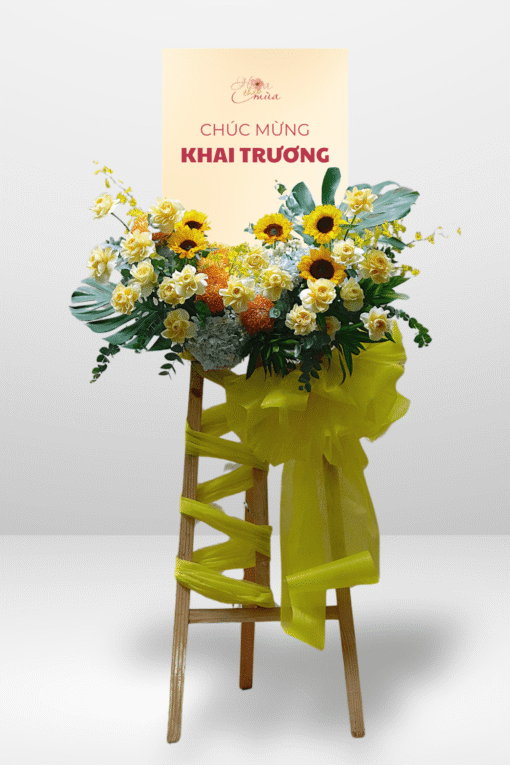 lẵng hoa khai trương